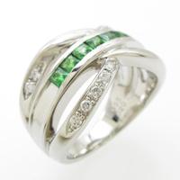 PT グリーンガーネットリング