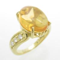 K18YG オパールリング