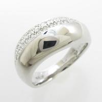 K18WG ダイヤモンドリング