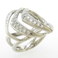 K18WG ダイヤモンドリング