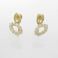 K18YG ダイヤモンドイヤリング