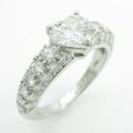 ヴァンクリーフ＆アーペル 1．01ct・D・VVS2・ハートシェイプ