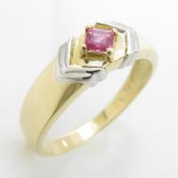 K18YG／PT ルビーリング20％引き