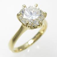 【リメイク】K18YG ダイヤモンドリング 2．079ct・I・VS1・EXT