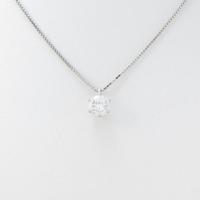 【リメイク】プラチナダイヤモンドネックレス 0．619ct・E・SI1・GOOD