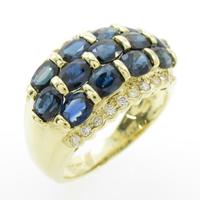 K18YG サファイヤリング