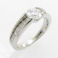 プラチナダイヤモンドリング 0．513ct・F・VS2・GOOD