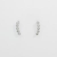 【リメイク】K18WG ダイヤモンドピアス10％引き