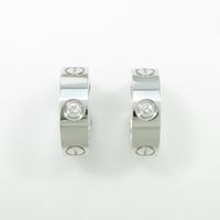 カルティエ ラブピアス ハーフダイヤ ピアス5％引き