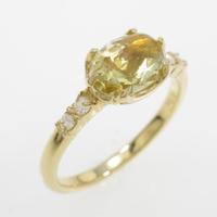 K18YG シトリンリング