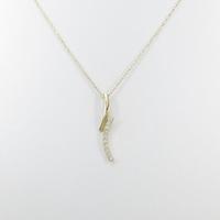 【リメイク】K18YG ダイヤモンドネックレス