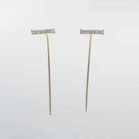 【リメイク】K18YG ダイヤモンドピアス