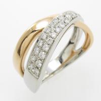 PT／K18PG ダイヤモンドリング30％引き