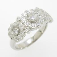 ティファニー フラワー ダイヤモンドリング