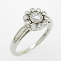 ティファニー ミルグレイン シングルロウ リング