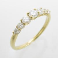 K18YG ダイヤモンドリング