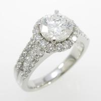 プラチナダイヤモンドリング 1．013ct・E・VVS2・VERYGOOD