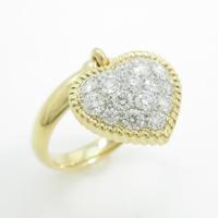 ギメル ハート ダイヤモンドリング