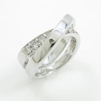 K18WG ダイヤモンドリング