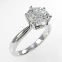 【リメイク】プラチナダイヤモンドリング 1．524ct・F・SI1・GOOD