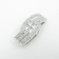 K18WG ダイヤモンドペンダント