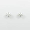 【リメイク】ST／プラチナダイヤモンドピアス 0．629ct・E?F・VS1?2・GOOD