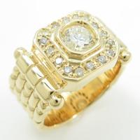 K18YG ダイヤモンドリング