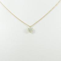 【リメイク】K18YG ダイヤモンドネックレス 0．514ct・VLY・SI2・EXCELLENT
