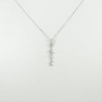 K18WG ダイヤモンドネックレス30％引き