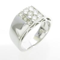 K18WG ダイヤモンドリング