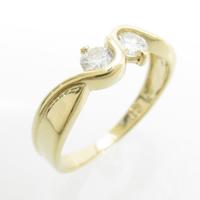 K18YG ダイヤモンドリング