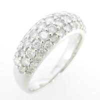 K18WG パヴェ ダイヤモンドリング10％引き