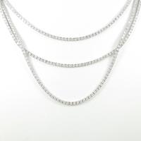 【新品】K18WG ダイヤモンドネックレス