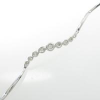 K18WG ダイヤモンドブレスレット10％引き