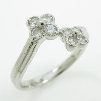 PT フラワー ダイヤモンドリング