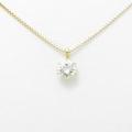 【新品】K18YG ダイヤモンドネックレス 0．432ct・H・SI2・VERYGOOD