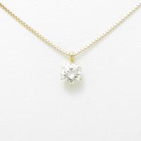 【新品】K18YG ダイヤモンドネックレス 0．432ct・H・SI2・VERYGOOD