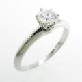 ティファニー クラッシックソリティア リング 0．41ct・F・IF