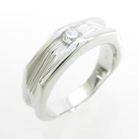 K18WG ダイヤモンドリング