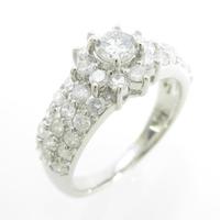 PT フラワー ダイヤモンドリング