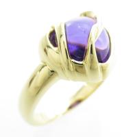 K18YG アメジストリング