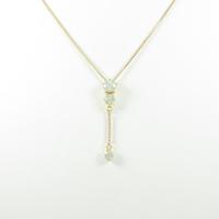 K18YG ダイヤモンドネックレス