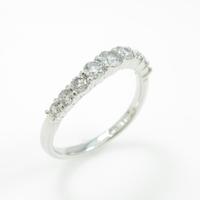 ポンテヴェキオ ハーフエタニティ ピンキーリング