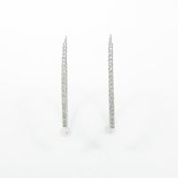 【リメイク】K18WG ダイヤモンドピアス