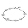 3530960 　Daisy　ブレスレット　 ホワイト／Georg　Jensen