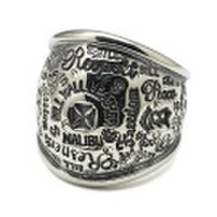 BWL(ビルウォールレザー)R445/Graffiti Dome Ring グラフィティドームリング