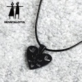 Bengt&Lotta（ベングト＆ロッタ）ペンダント　フラワーハート　ブラック