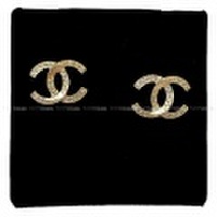 CHANEL シャネル ココマーク ラインストーン ピアス ゴールド A58629 新品