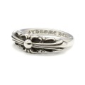 CHROME HEARTS(クロムハーツ)Ring-BBYCLSC/FLRLCRS ベイビークラシックリング　フローラルクロス
