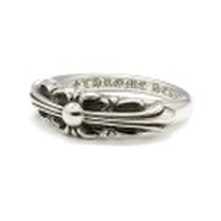 CHROME HEARTS(クロムハーツ)Ring-BBYCLSC/FLRLCRS ベイビークラシックリング　フローラルクロス